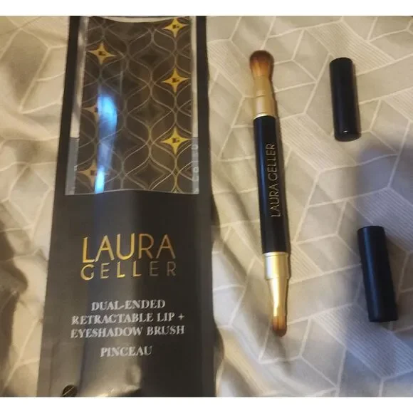 Laura Geller Travel Friendly Retractable Dual-Ended Two-in-One Makeup Brush